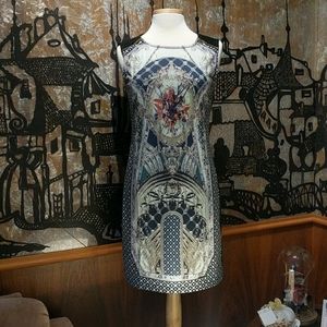 Coco & Tashi Abstract Print Dress